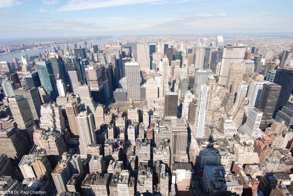 New York from Empire State USA